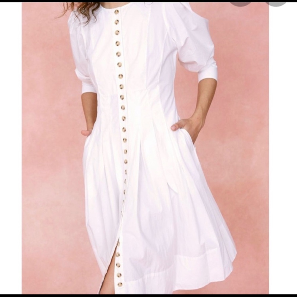 Ulla Johnson Bernadette Dress in Blanc - Picture 3 of 3